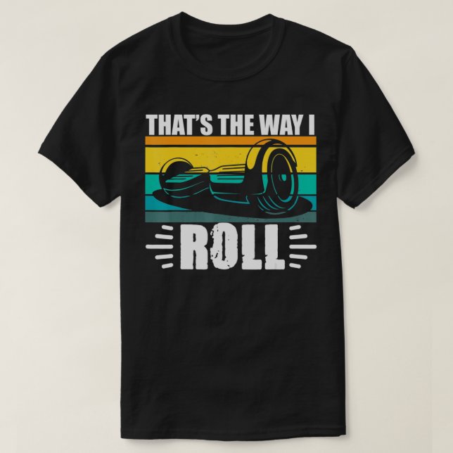 Ett hjullåsbord med elektriskt skateboard 1 t shirt (Design framsida)