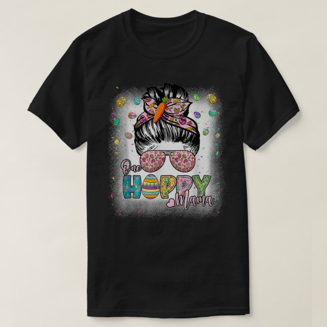 Ett Hoppy Mamma Day Mamma Life T Shirt (Design framsida)