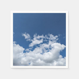 Ett hörn av moln pappersservett