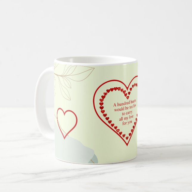 Ett hundra hörn, kaffemugg (Framsida vänster)