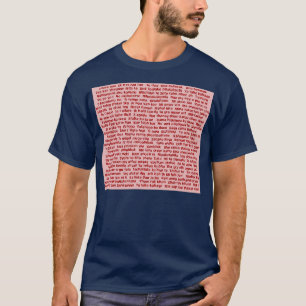 Ett hundra sätt att säga att jag kärlek att du röt t shirt