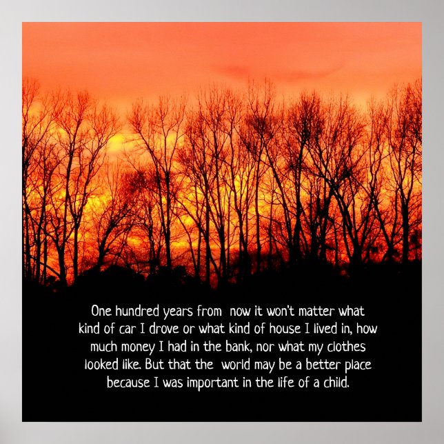 Ett hundratal år från och med nu - stor poster (Framsidan)