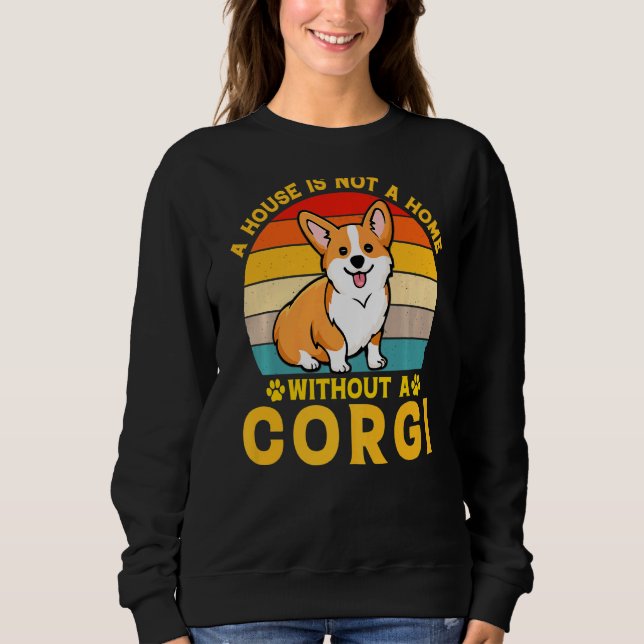 Ett hus är inget hem utan Corgi T Shirt (Framsida)