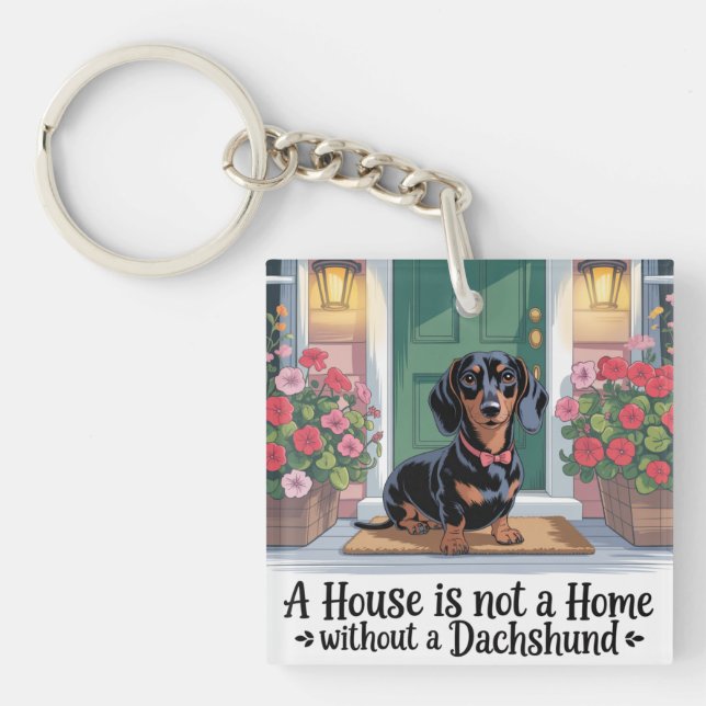 Ett hus är inte hemma utan en Dachshund (Framsidan)