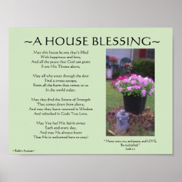 ETT HUS BLESSING POSTER