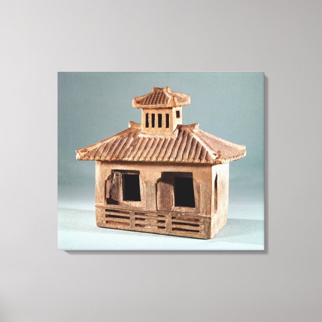 Ett hus, Han Dynasty Canvastryck (Framsida)