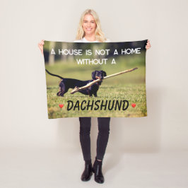 Ett hus, inte en hemdator, Hund Fleecefilt