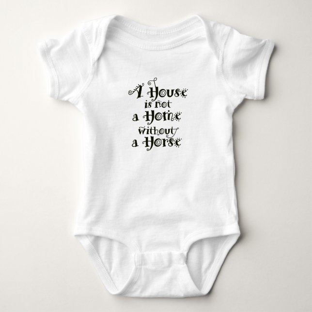 Ett hus utan häst t shirt (Framsida)