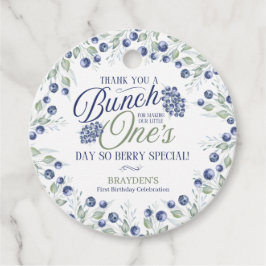 Ett i en bunch Berry-bergsdags favoritmärken Gåvor Etiketter