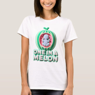 Ett i Melon Baby meddelande T Shirt
