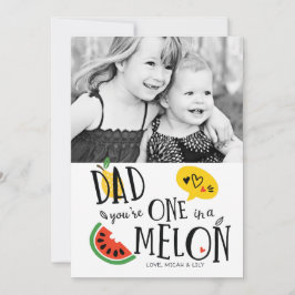 Ett i Melon Pappa Fars dag-kort Inbjudningar