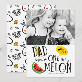 Ett i Melon Pappa Fars dag-kort Inbjudningar