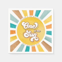 Ett i Sol Sunshine Boy 1st Birthday Party