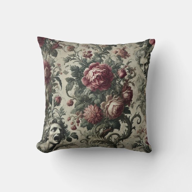 🌹 ett ihåligt arv - gotiic Victorian Kudde (Framsida)