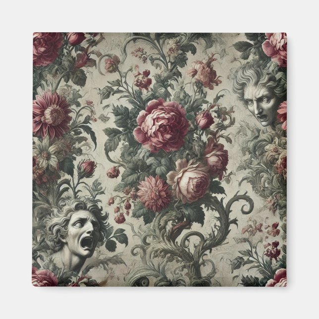 🌹 ett ihåligt arv - gotiic Victorian Magnet (Framsidan)