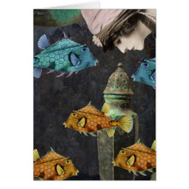 Ett imaginärt Undersea äventyr Hälsningskort