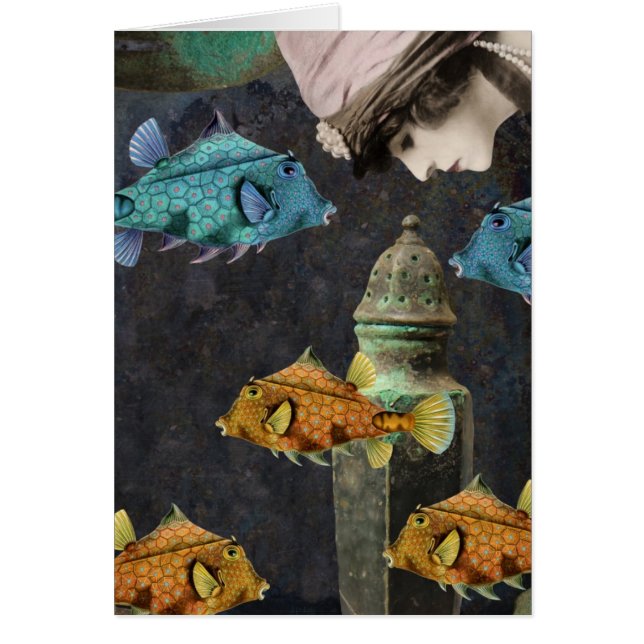 Ett imaginärt Undersea äventyr Hälsningskort (Framsidan)