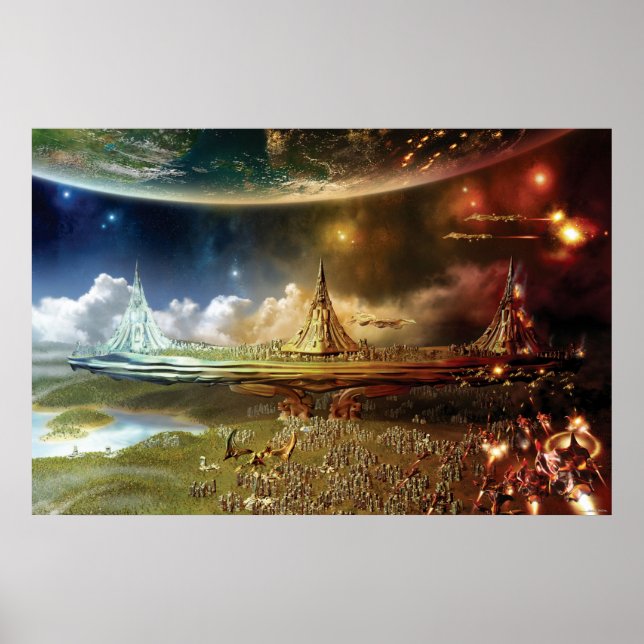 Ett imperiums stiga upp och avgång poster (Framsidan)