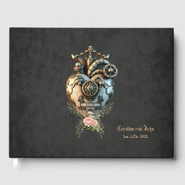 Ett imponerande steampunk hjärta gästböcker