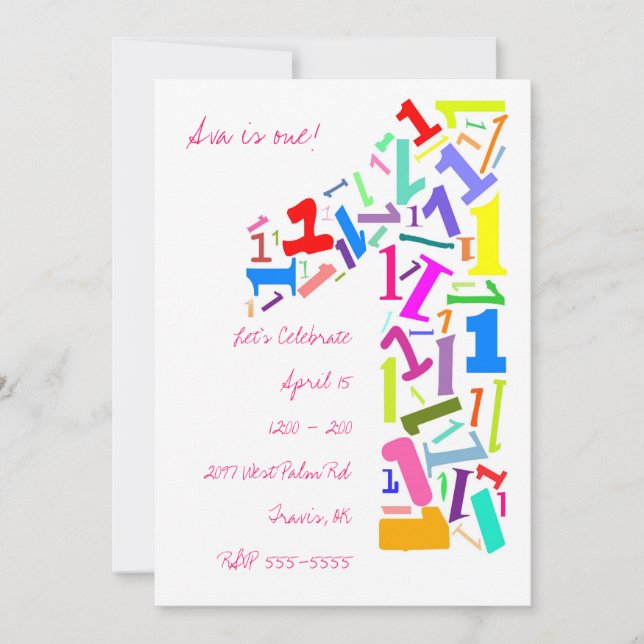 Ett! Inbjudningar (Framsida)