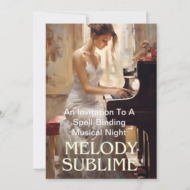 Ett inbjudningskort för den estetiska lutningen (Framsida)