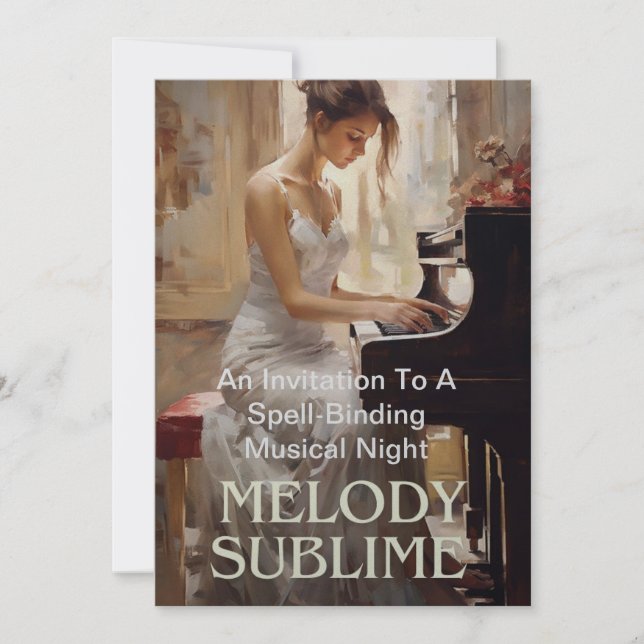 Ett inbjudningskort för den estetiska lutningen (Framsida)