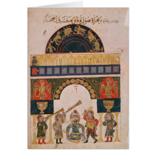 Ett indiskt astrologiskt kartlägger hälsningskort