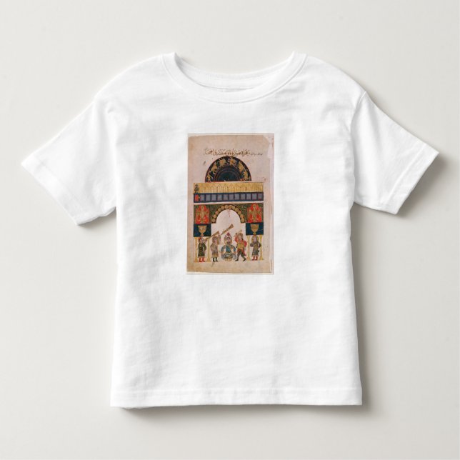 Ett indiskt astrologiskt kartlägger t shirt (Framsida)