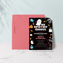 Ett inlägg Ghoul Birthday-inbjudan Inbjudningar