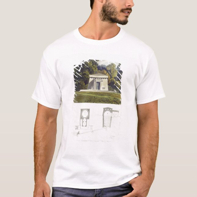 Ett ishus, från Ackermanns 'Repository av konster T-shirt (Framsida)