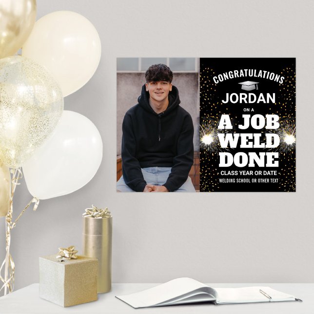 Ett jobb som är välkommet och färdigt med att svet poster (Skapare uppladdad)