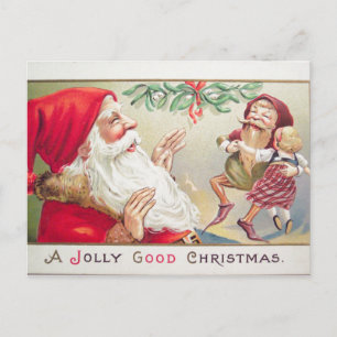 Ett Jolly Bra julvykort Helg Vykort