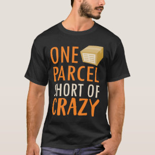 Ett jordlottkort av galen post- arbetare t shirt