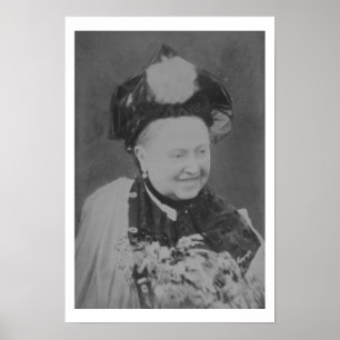Ett Jubileeporträtt av drottningen Victoria Poster