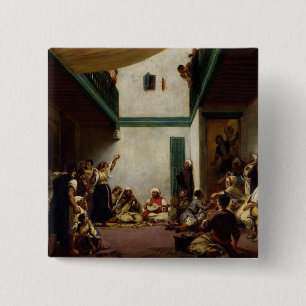 Ett judiskt bröllop i Marocko, 1841 Knapp