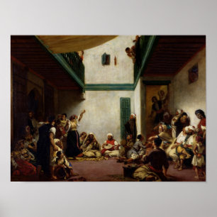 Ett judiskt bröllop i Marocko, 1841 Poster