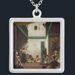 Ett judiskt bröllop i Marocko, 1841 Silverpläterat Halsband<br><div class="desc">Ett judiskt bröllop i Marocko,  1841% pipe% vid läge för Ferdinand VictorEugene Delacroix | konst: Luftventilen Paris,  frankrike | som den franska konstnären | avbildar samlingen,  numrerar: XIR82865</div>