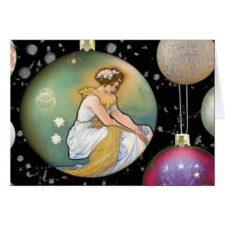 Ett julkort med Ord Hälsningskort