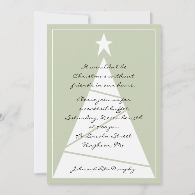 Ett julparty! inbjudningar (Framsida)