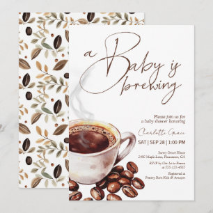 Ett kaffe Baby är en inbjudan till en babyåda