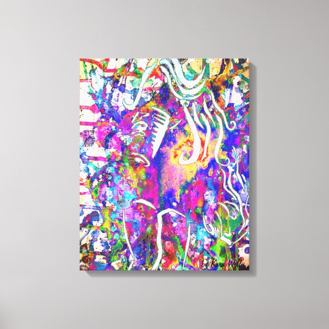 Ett Kall Drink II Canvas Wall Art (Framsida)