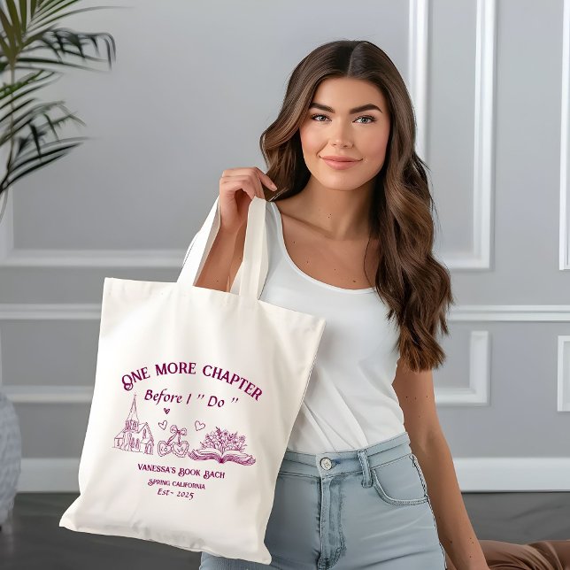 Ett kapitel före Chapel Bok Bachelorette Tygkasse (Skapare uppladdad)