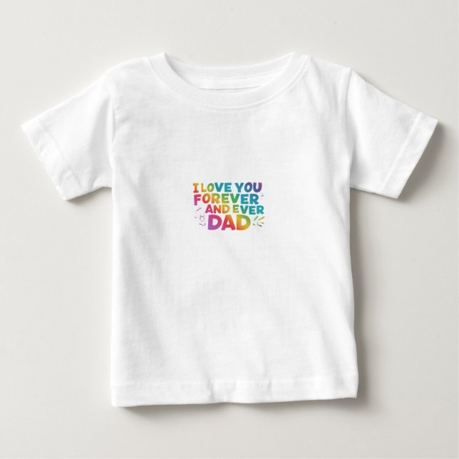 Ett Kärlek som är för evigt: Pappa T Shirt (Framsida)