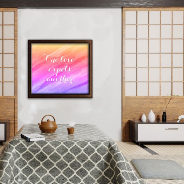 Ett kärlek utvisar ytterligare en uppmuntrande pos poster (Skapare uppladdad)