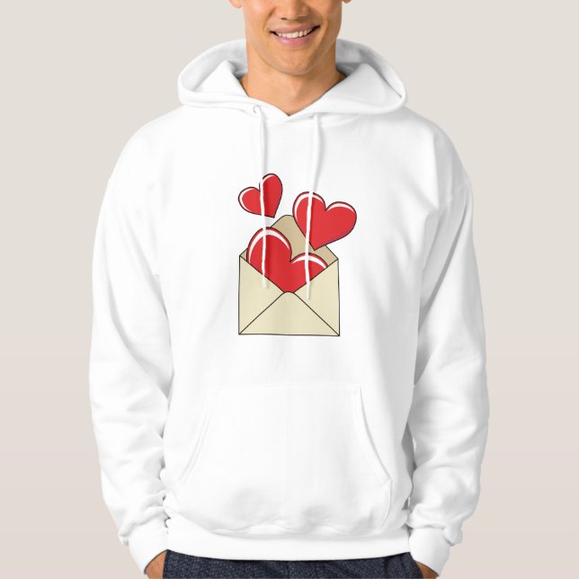 Ett kärleksbrev hoodie (Framsida)