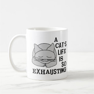Ett kattliv kaffemugg