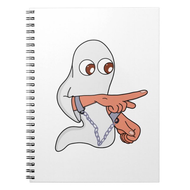 Ett kedjat spöke framåt anteckningsbok (Framsidan)