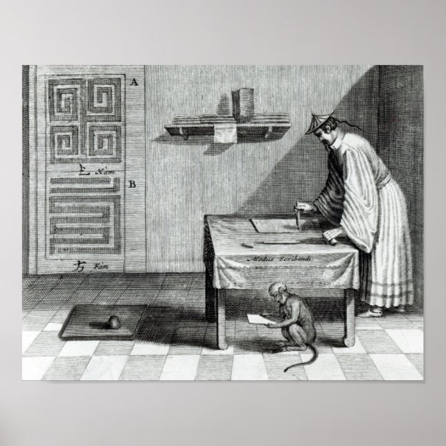 Ett kinesiskt skript poster (Framsidan)