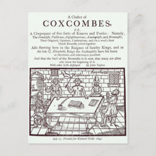 Ett kluster av Coxcombes' av John Taylor Vykort