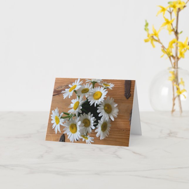 Ett knippe tusenskönor kort (tomt) (Gul blomma)